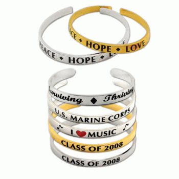 InspireRing™bracelet with custom imprint