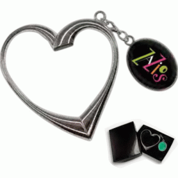 Purse Hanger, Swivel Heart Shape