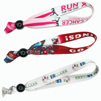 Wristband Bracelet w/ Adjustable Bead