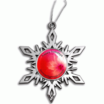Nickel Snowflake Christmas Ornament