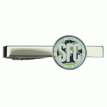 Tie Bar Clip, Custom Die Struck Soft Enamel 3/4"