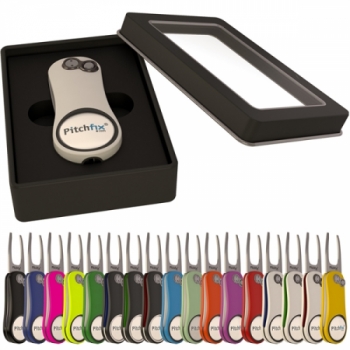 Pitchfix Hybrid 2.0 Golf Divot Tool in Window Gift Box